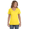 392a-anvil-women-yellow-t-shirt