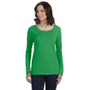 399-anvil-women-green-t-shirt