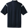 Nike Men's Navy/White Dri-FIT S/S Shoulder Stripe Polo