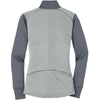 Nike Women's Dark Grey Heather/Dark Grey/White Dri-FIT L/S Quarter Zip Shirt
