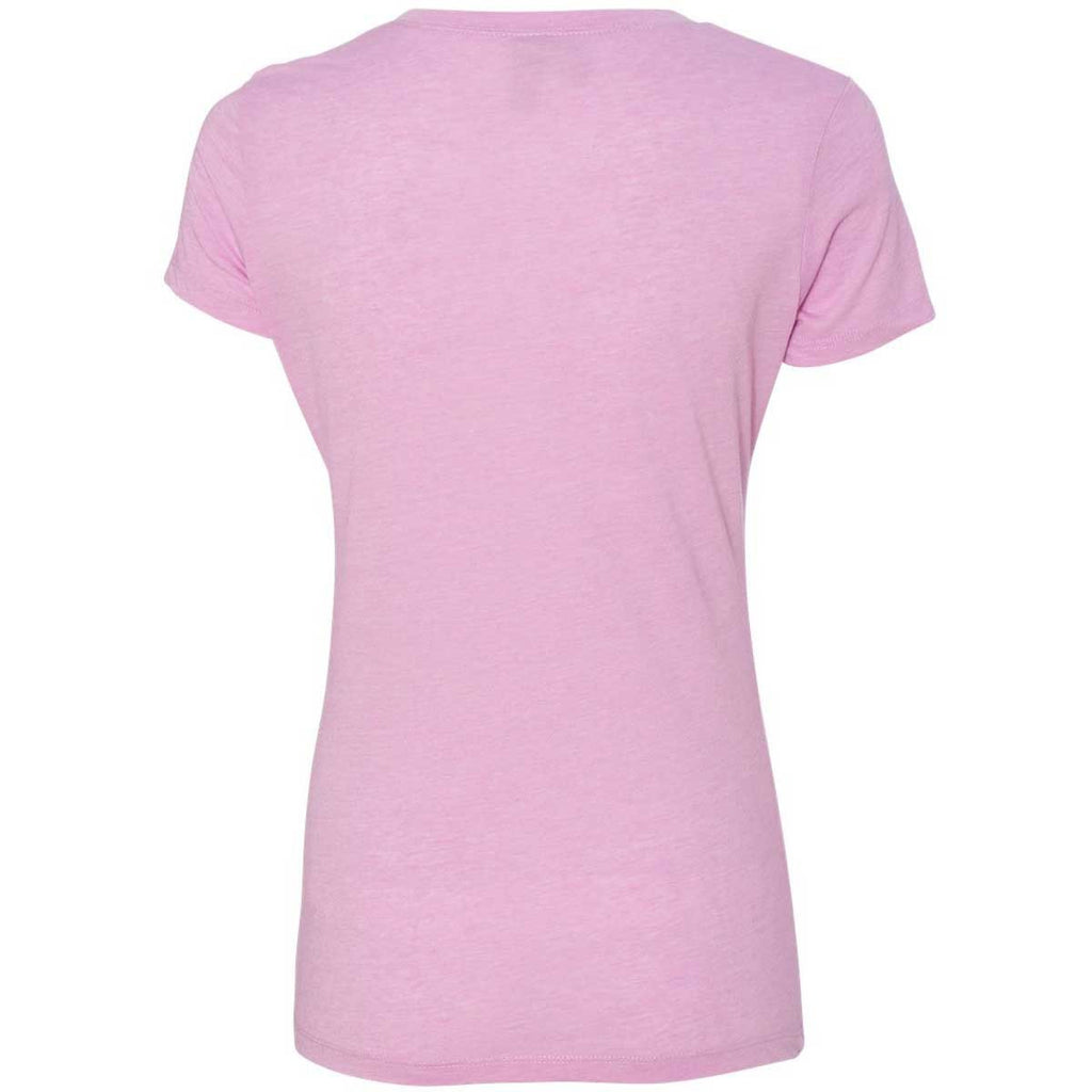 Next Level Women's Lilac Poly/Cotton Short-Sleeve Tee