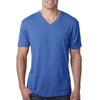 Next Level Men's Vintage Royal Triblend V Neck Tee
