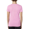 Next Level Women's Lilac Poly/Cotton V Neck Tee