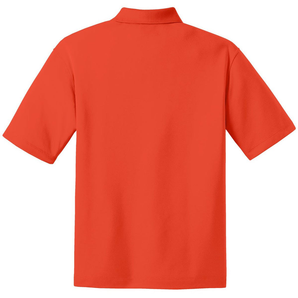 Nike Men's Tall Orange Dri-FIT S/S Micro Pique Polo