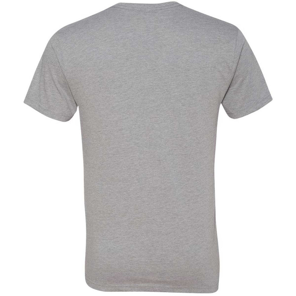 Next Level Men's Dark Heather Gray Premium CVC V-Neck Tee