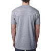Next Level Men's Dark Heather Gray Premium CVC V-Neck Tee