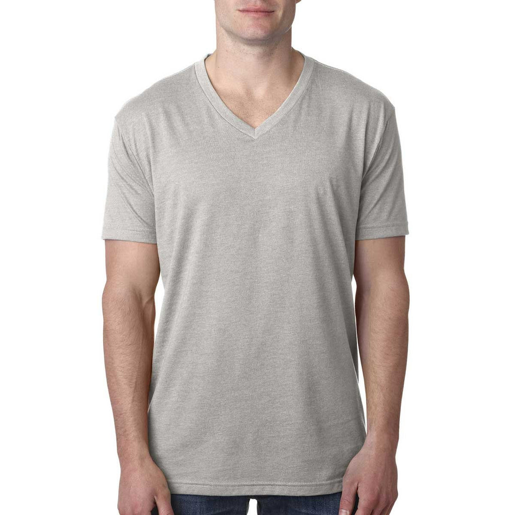 Next Level Men's Silk Premium CVC V-Neck Tee