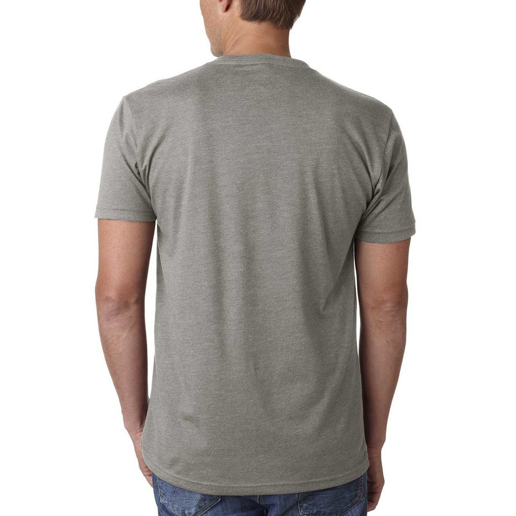Next Level Men's Stone Gray Premium CVC V-Neck Tee