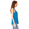Next Level Women's Turquoise Gathered Racerback Tank