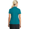 Nike Women's Turquoise Dri-FIT S/S Vertical Mesh Polo