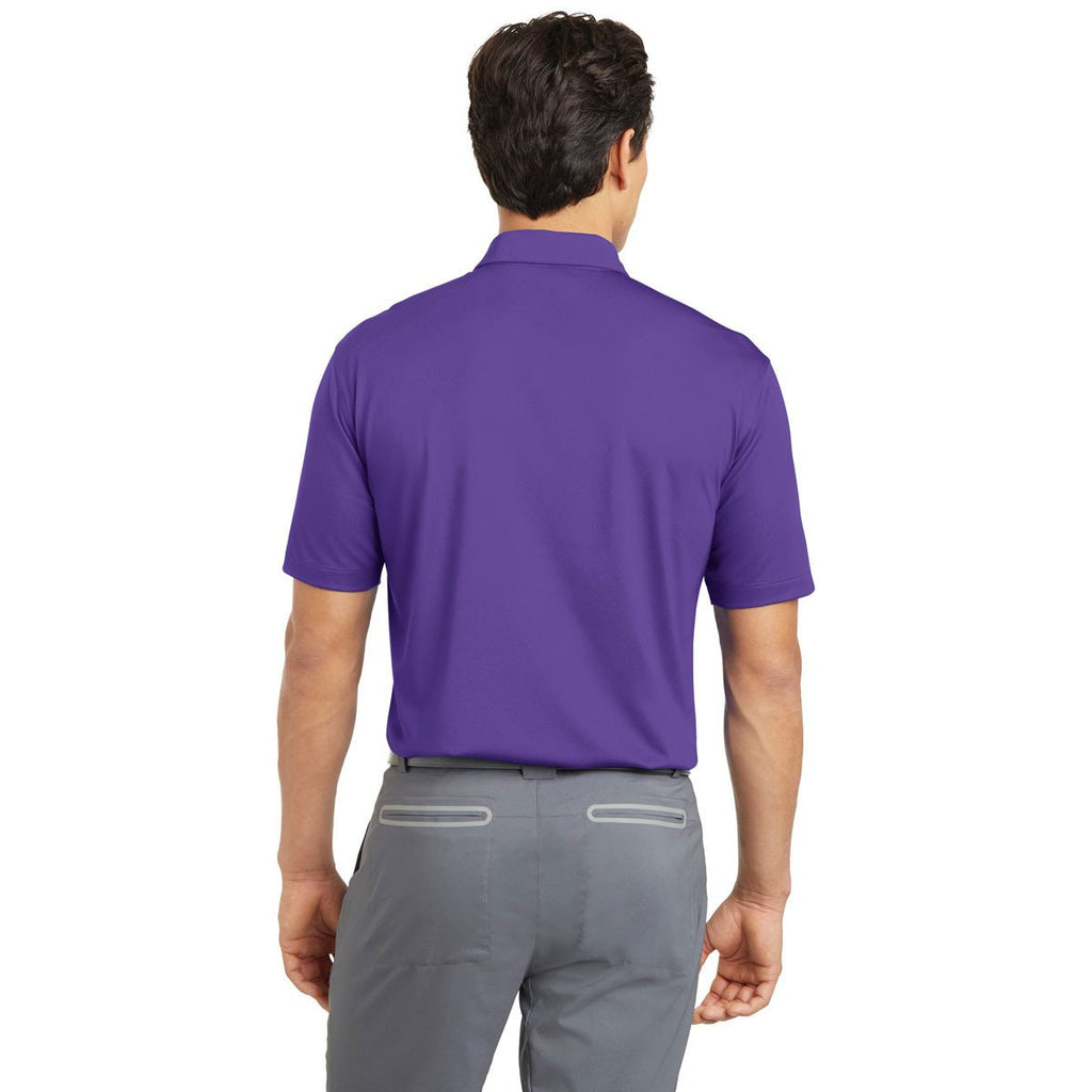Nike Men's Court Purple Dri-FIT S/S Vertical Mesh Polo