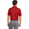 Nike Men's Red Dri-FIT S/S Vertical Mesh Polo