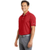 Nike Men's Red Dri-FIT S/S Vertical Mesh Polo