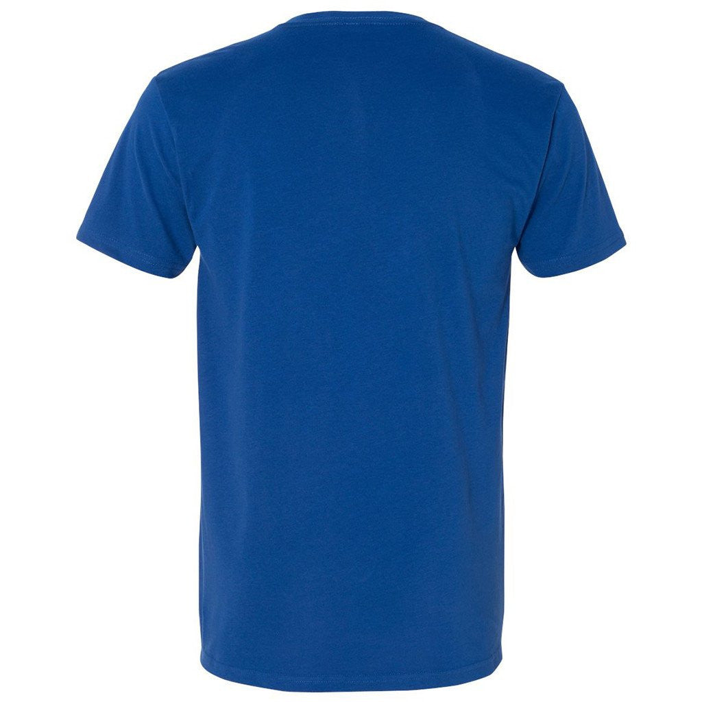 Next Level Men's Royal Premium Fitted Sueded V-Neck Tee