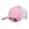 6511-flexfit-pink-trucker-cap