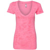 6540-next-level-women-neon-pink-v-tee