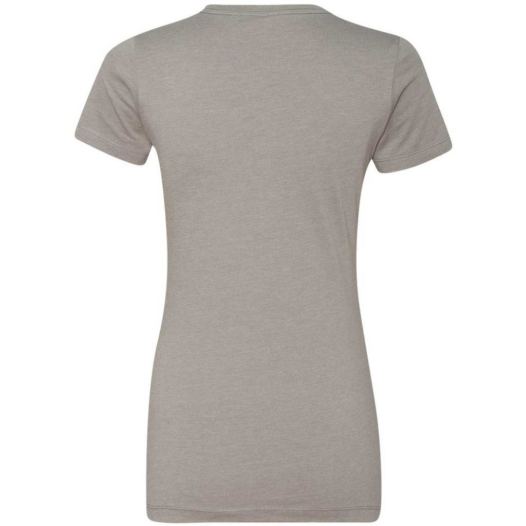 Next Level Women's Stone Gray CVC Crew Tee