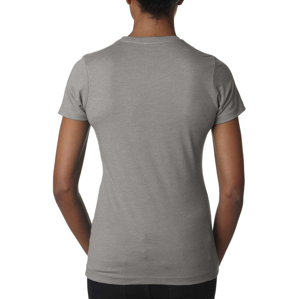 Next Level Women's Stone Gray CVC Crew Tee