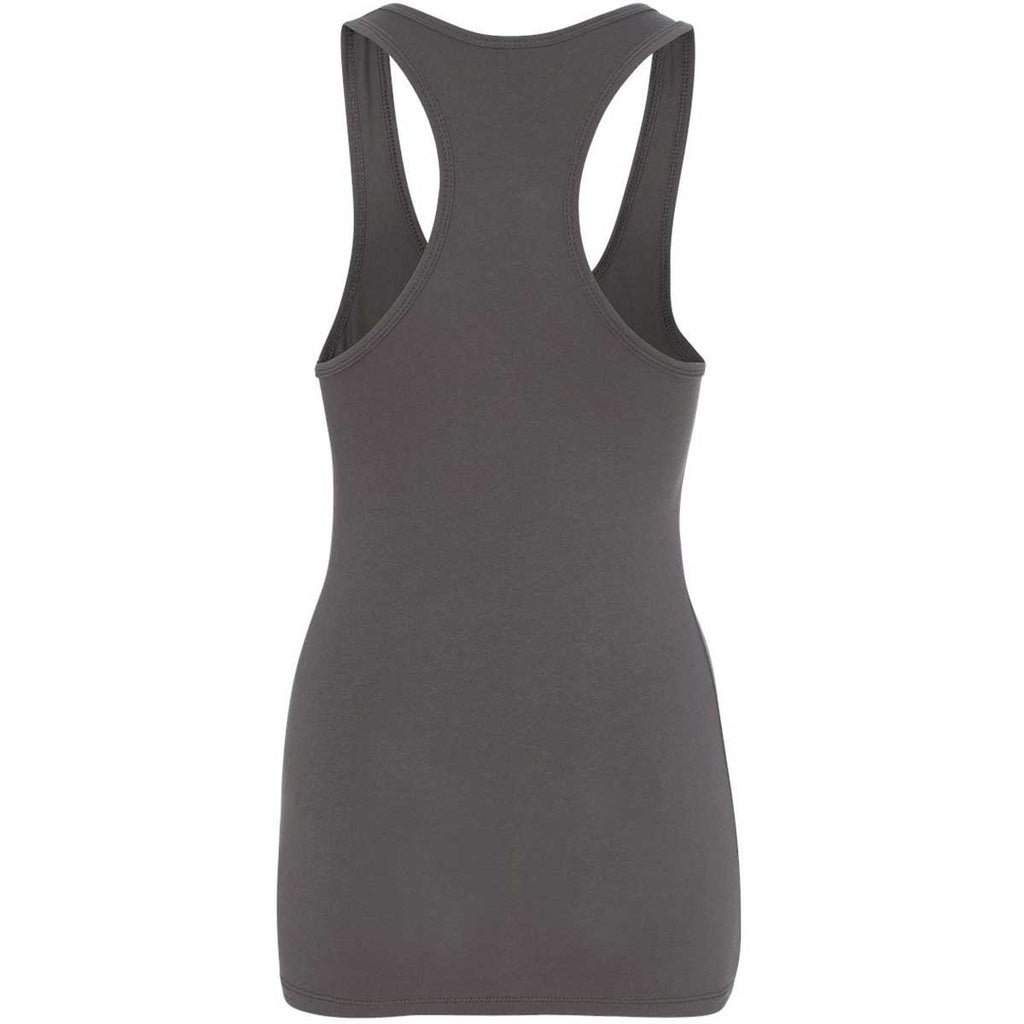 Next Level Women's Dark Gray Jersey Racerback Tank