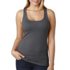 Next Level Women's Dark Gray Jersey Racerback Tank