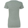Next Level Women's Dark Heather Gray CVC Deep V Tee