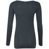 Next Level Women's Vintage Navy Triblend Long-Sleeve Scoop Tee
