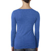 Next Level Women's Vintage Royal Triblend Long-Sleeve Scoop Tee