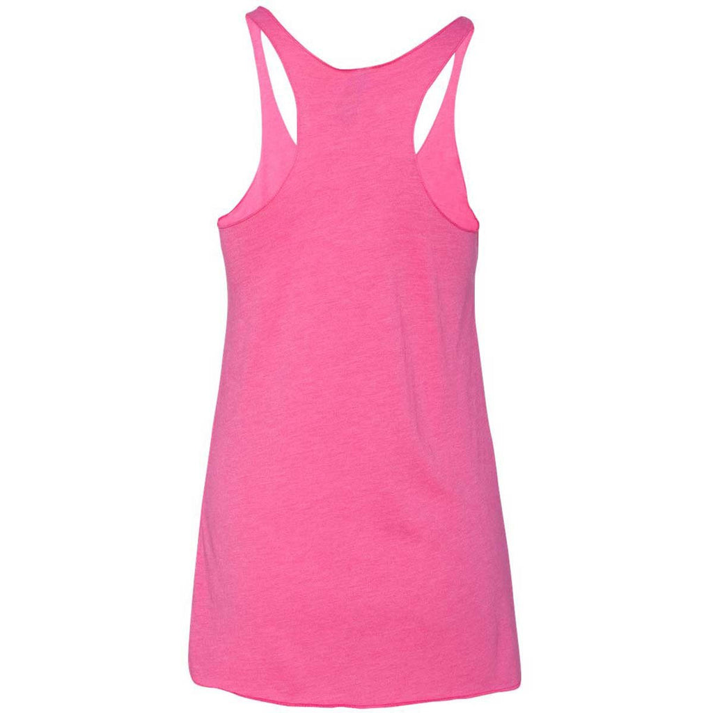 Next Level Women's Vintage Pink Triblend Racerback Tank