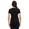 Anvil Women's Black Triblend Scoop Neck T-Shirt