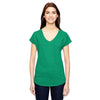 6750vl-anvil-women-green-t-shirt