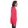 Anvil Men's Heather Red Tri-Blend Full Zip Jacket
