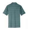 Nike Men's Turquoise/Grey Dri-FIT S/S Fade Stripe Polo