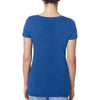 Next Level Women's Royal Slub Crossover V-Neck Tee