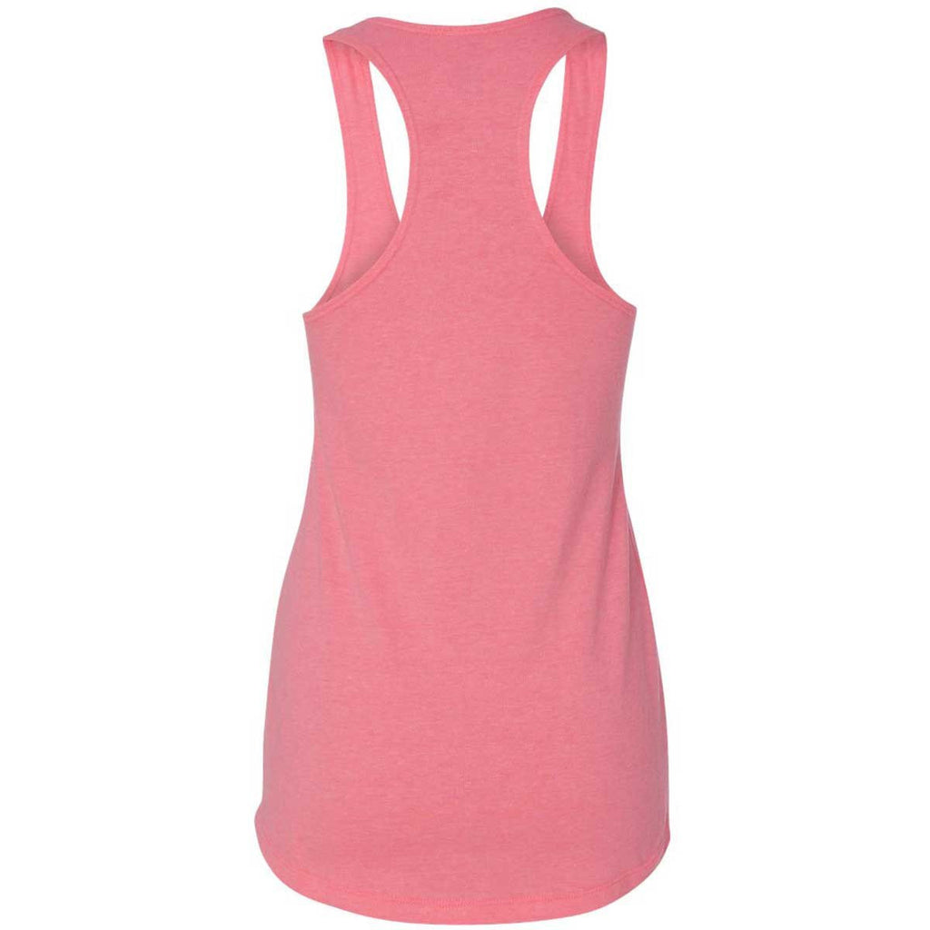 Next Level Women's Hot Pink Terry Racerback Tank