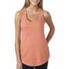 Next Level Women's Light Orange Terry Racerback Tank