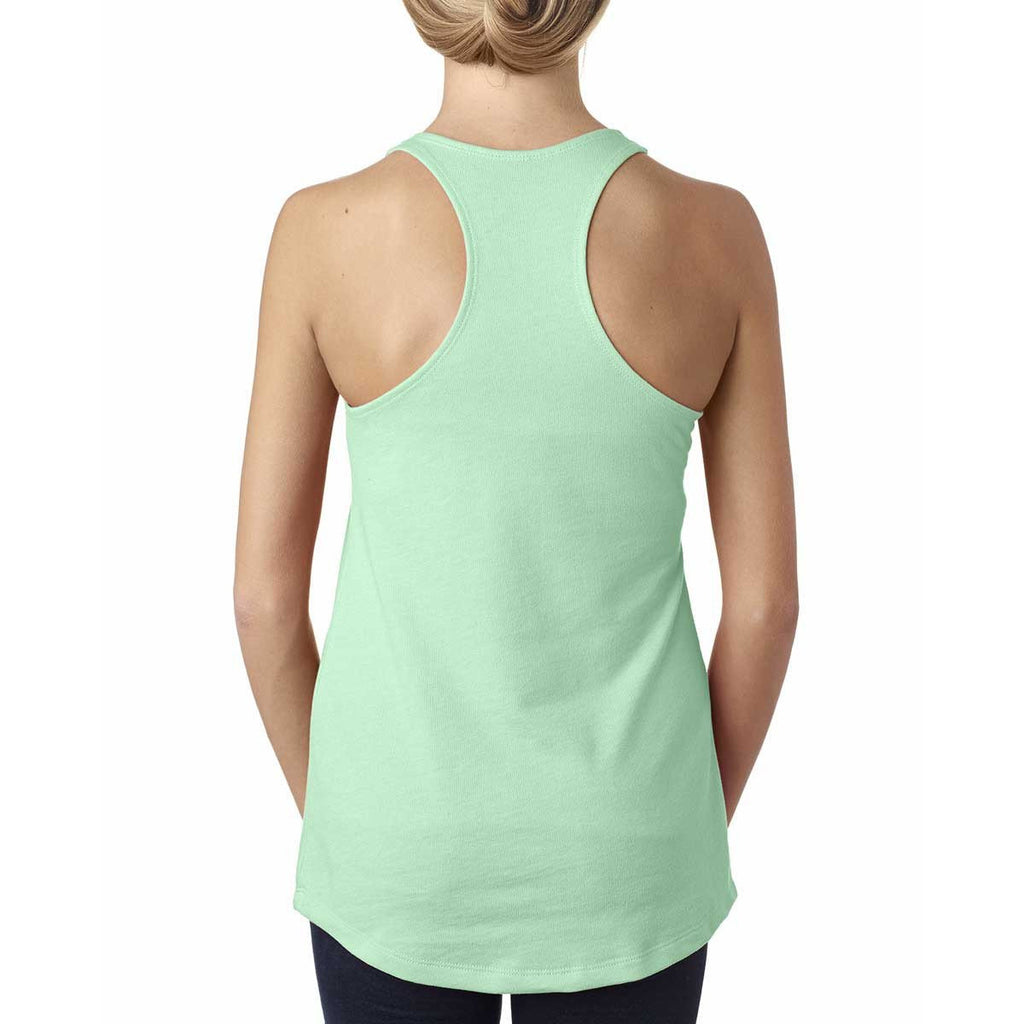 Next Level Women's Mint Terry Racerback Tank