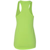 Next Level Women's Neon Heather Green Terry Racerback Tank