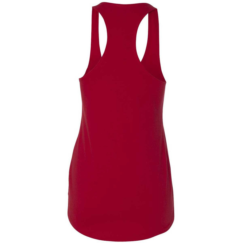 Next Level Women's Red Terry Racerback Tank