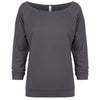 6951-next-level-women-dark-grey-tee