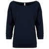 6951-next-level-women-navy-tee