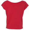 Next Level Women's Red Terry Dolman Tee