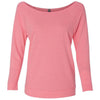 6951-next-level-women-neon-pink-tee