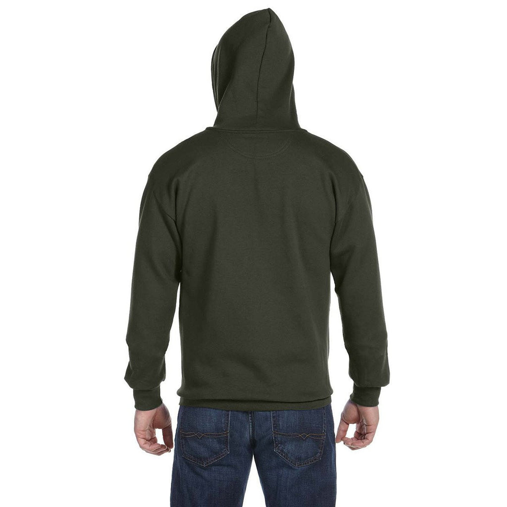 Anvil Men's City Green Full-Zip Hooded Fleece