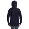 Anvil Women's Navy Hooded French Terry Sweatshirt
