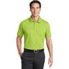 Nike Men's Chartreuse Green Dri-FIT Solid Icon Pique Polo