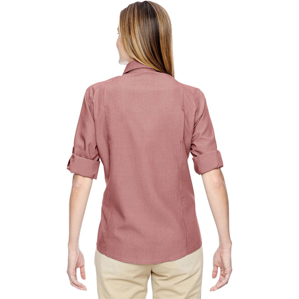 North End Women's Rust Excursion F.B.C. Textured Performance Shirt