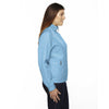 North End Women's' Blue Drop Mid-Length Micro Twill Jacket