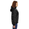 North End Women's' Black Insulated Jacket