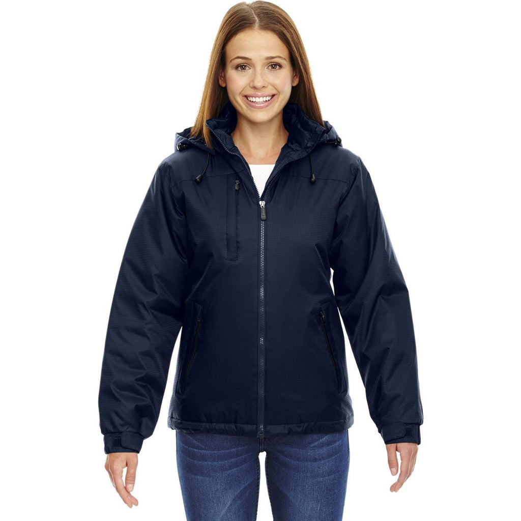 North End Women's' Midnight Navy Insulated Jacket