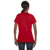 Anvil Women's Red Midweight Mid-Scoop T-Shirt